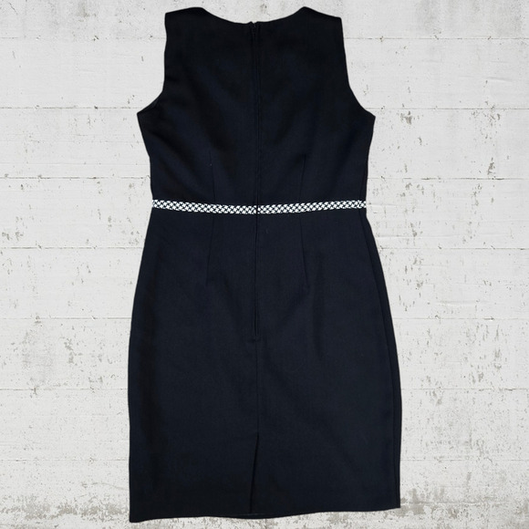 Vintage 90s Houndstooth Dress Jacket Set Danny & Nicole Dress Longline Blazer 4P - Picture 11 of 14